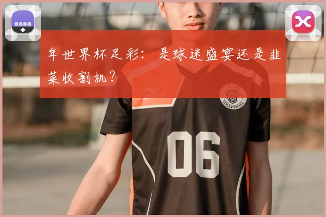 年世界杯足彩：是球迷盛宴还是韭菜收割机？